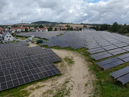 5 MW Solarpark in Dresden